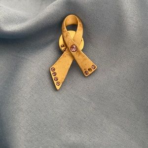 Vintage Avon Breast Cancer Awareness Brooch